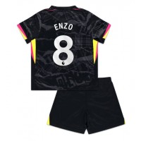 Maglia Calcio Chelsea Enzo Fernandez #8 Terza Divisa Bambino 2024-25 Manica Corta (+ pantaloncini)